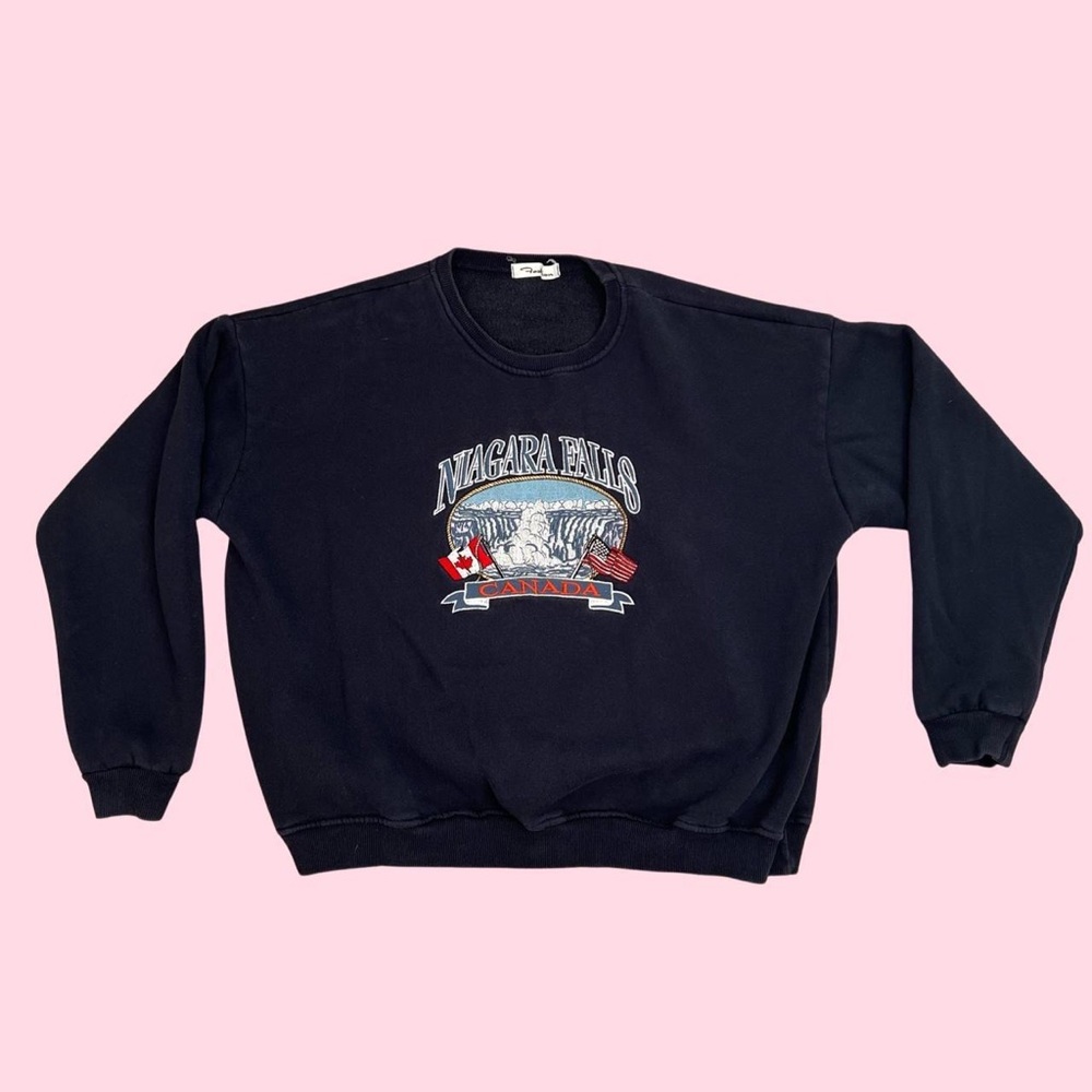 Niagara Falls embroidered crewneck